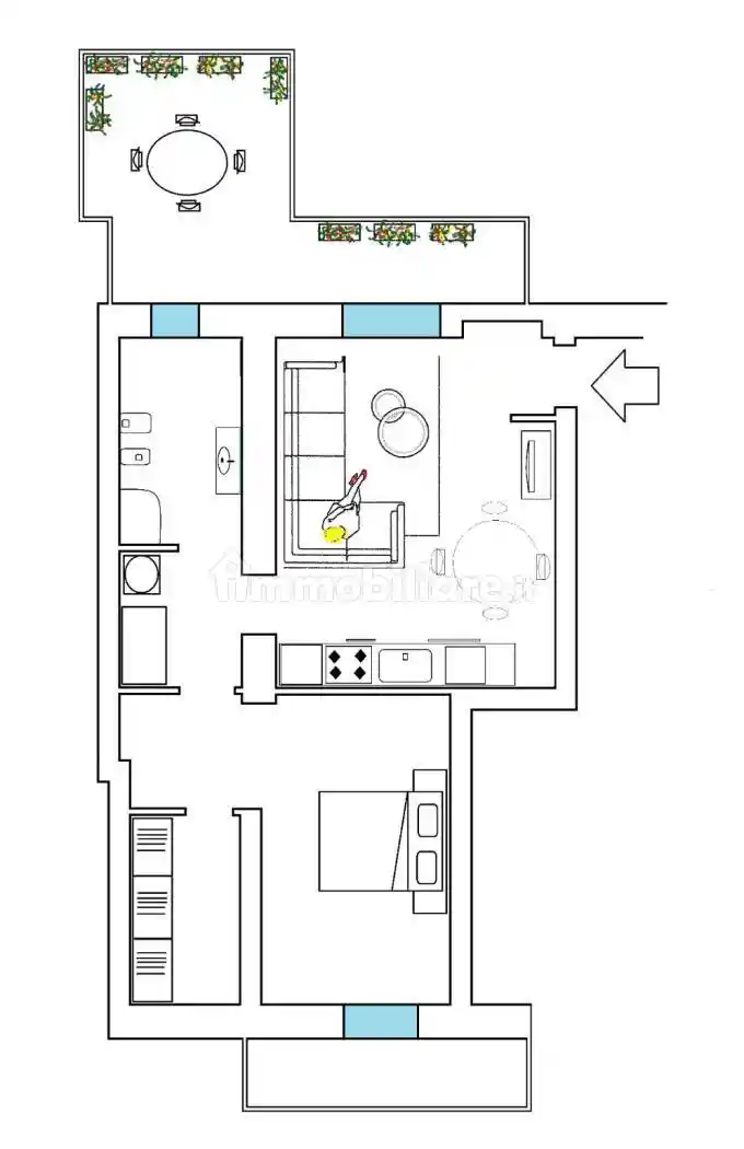 Bilocale via Camillo Benso di Cavour 5, San Carlo - Stazione, Monza - foto 2