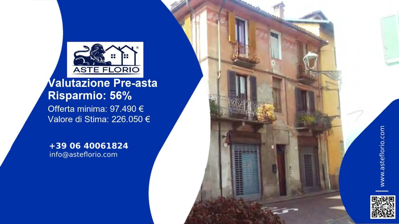 Appartamento in asta a Busca