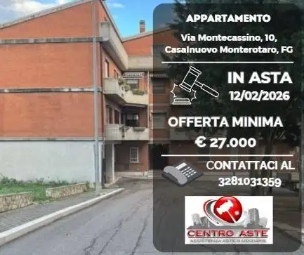 Appartamento in asta a Casalnuovo Monterotaro
