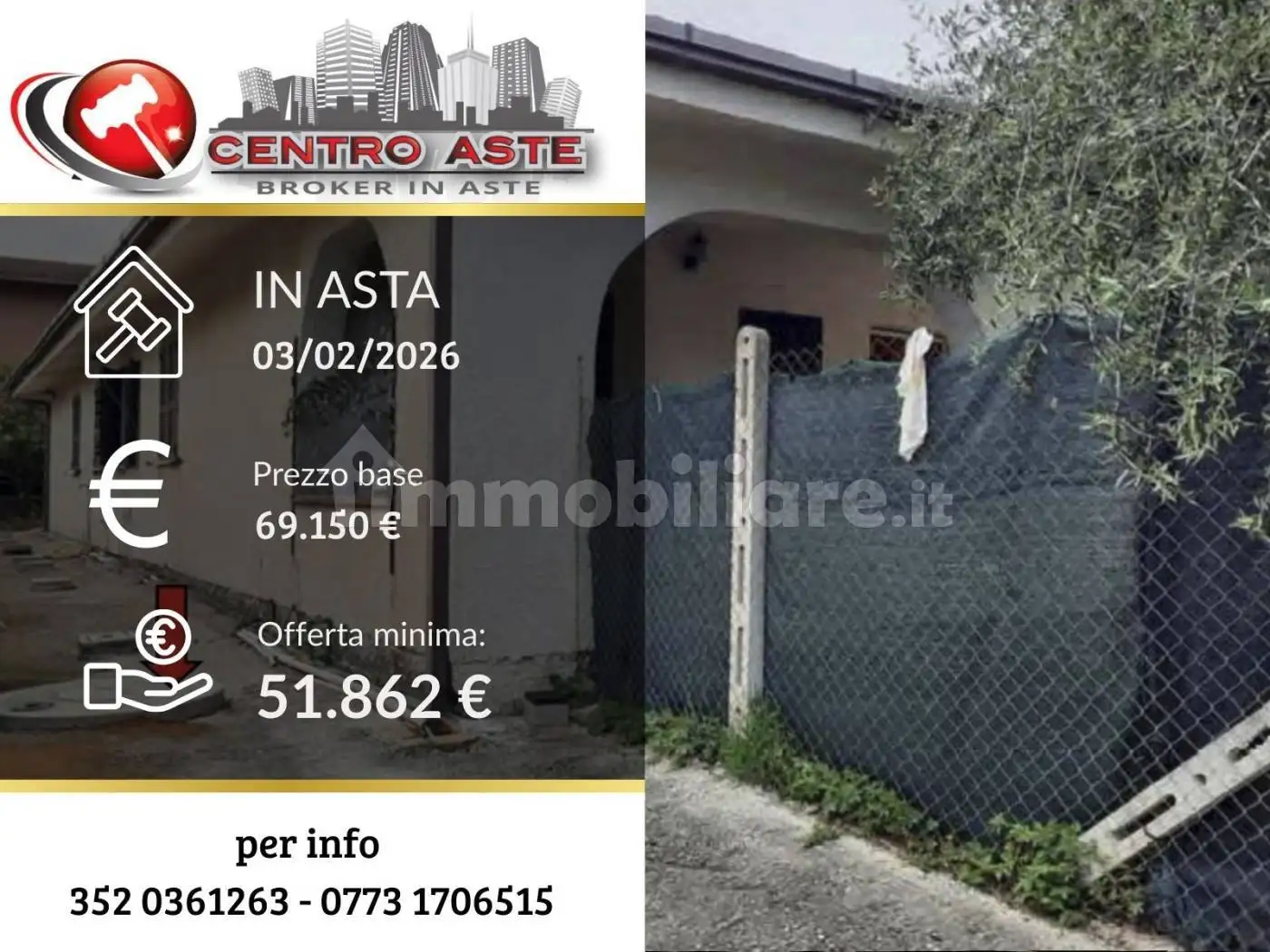 Appartamento in asta a Latina