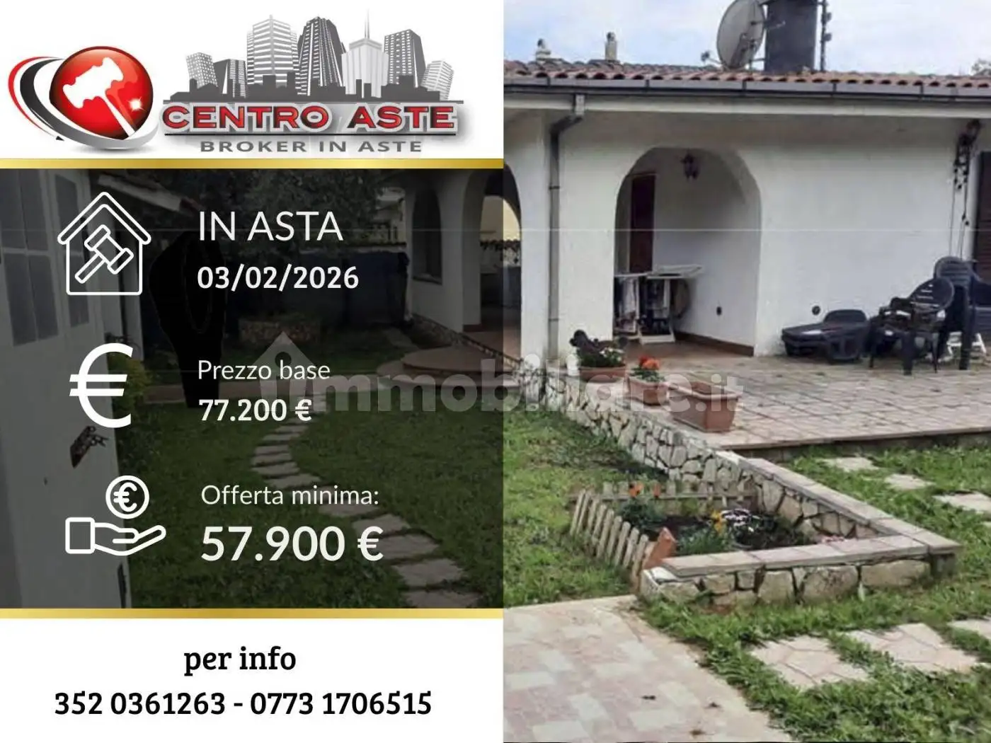 Appartamento in asta a Latina