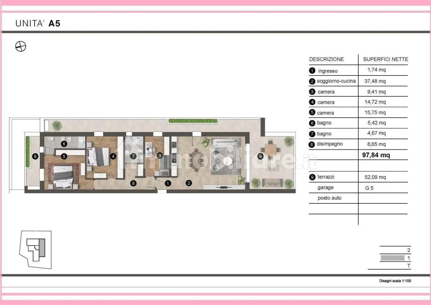 Appartamento in vendita a Albignasego