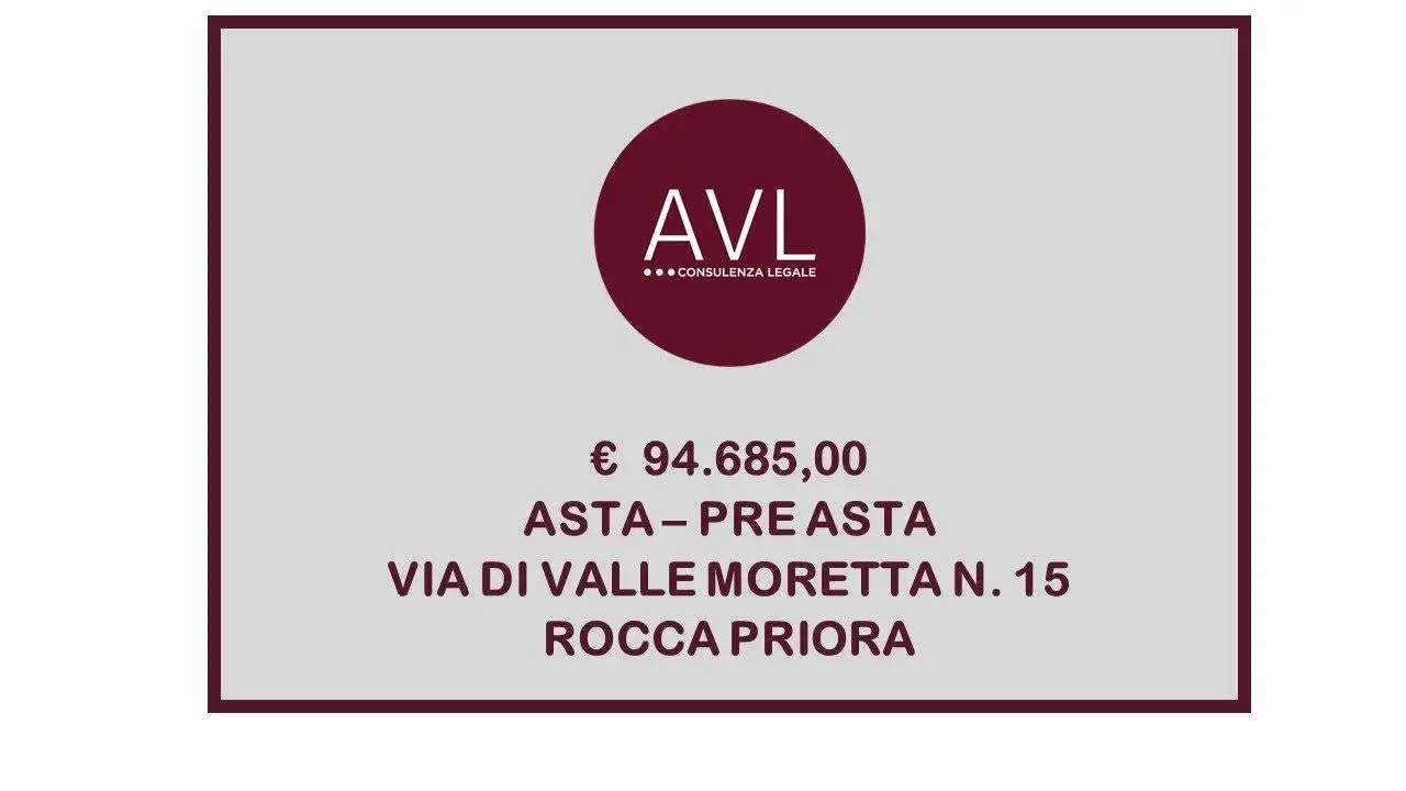 Villa in asta a Rocca Priora