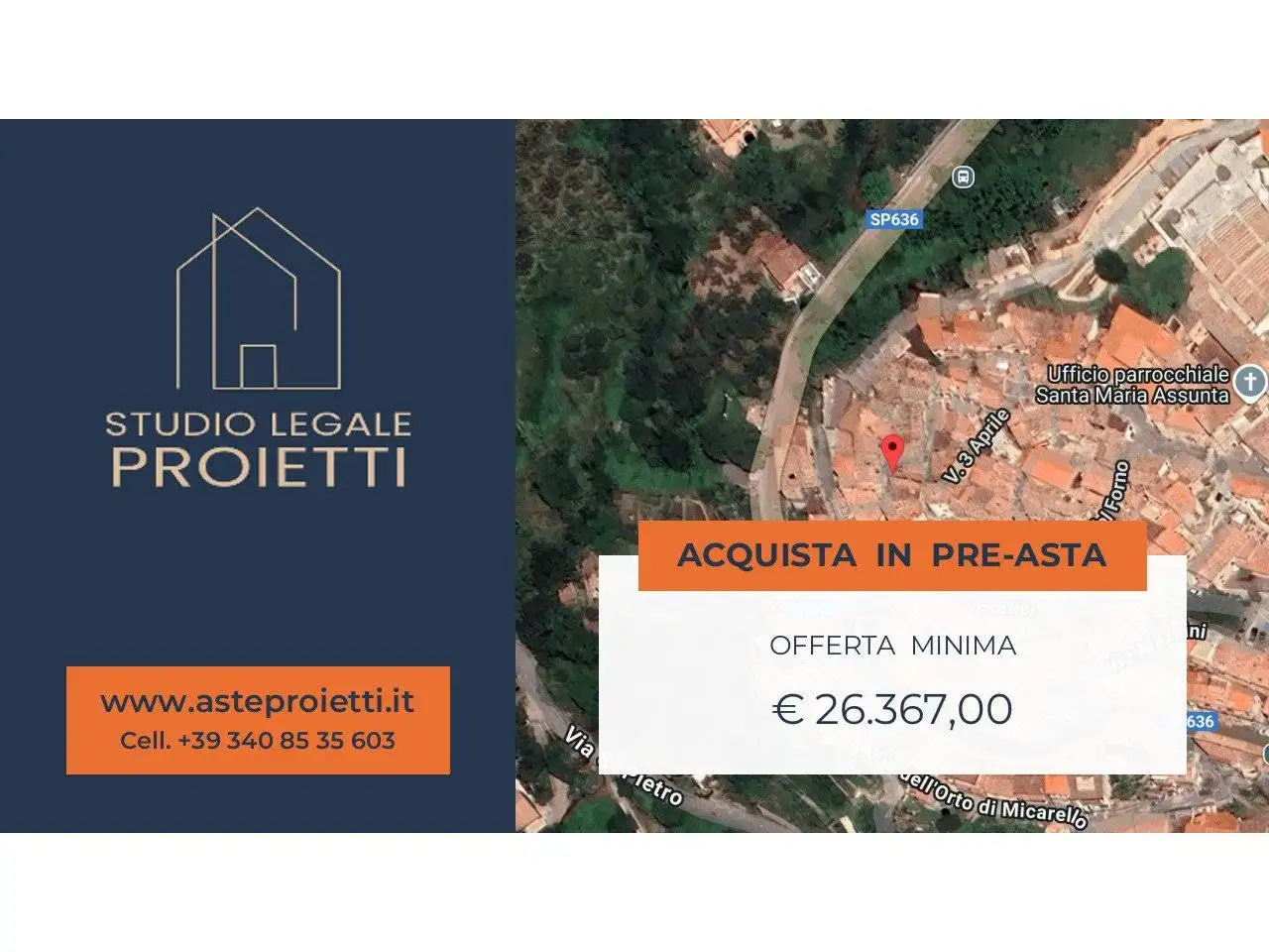 Appartamento in asta a Moricone