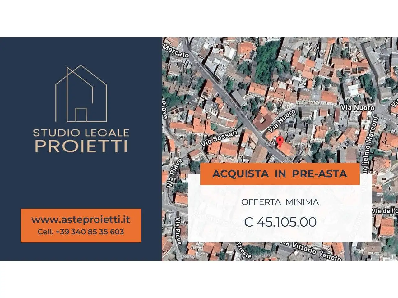 Appartamento in asta a Gonnosfanadiga