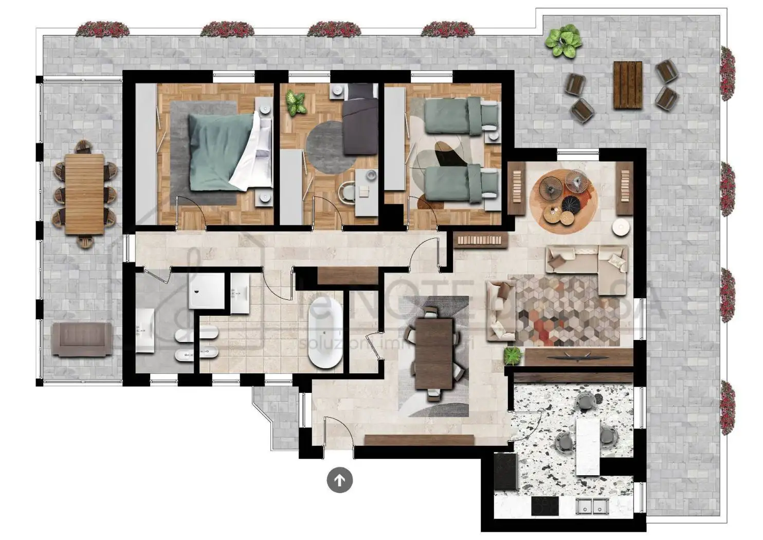 Attico - Mansarda in vendita a Forlì