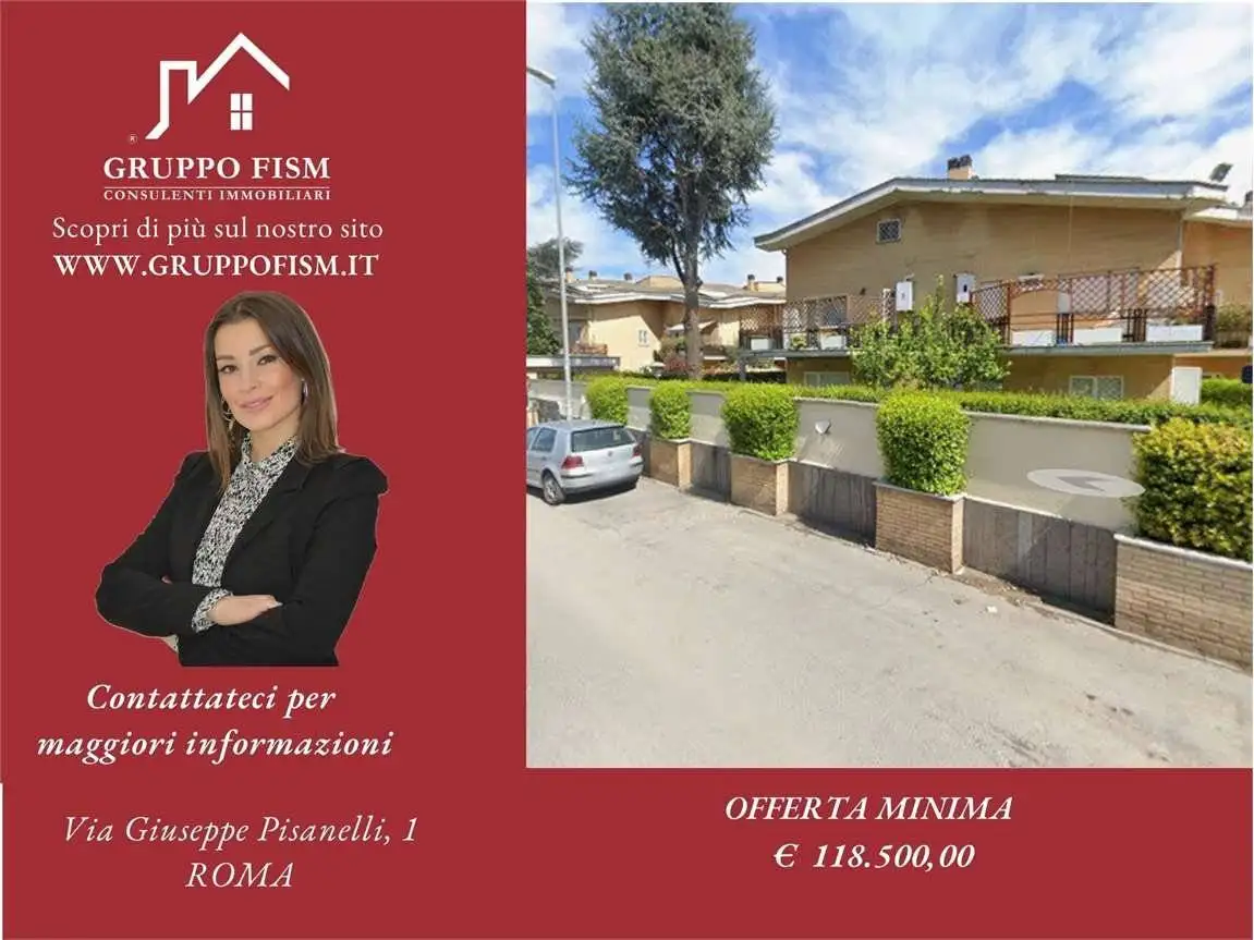 Villetta a schiera in asta a Roma