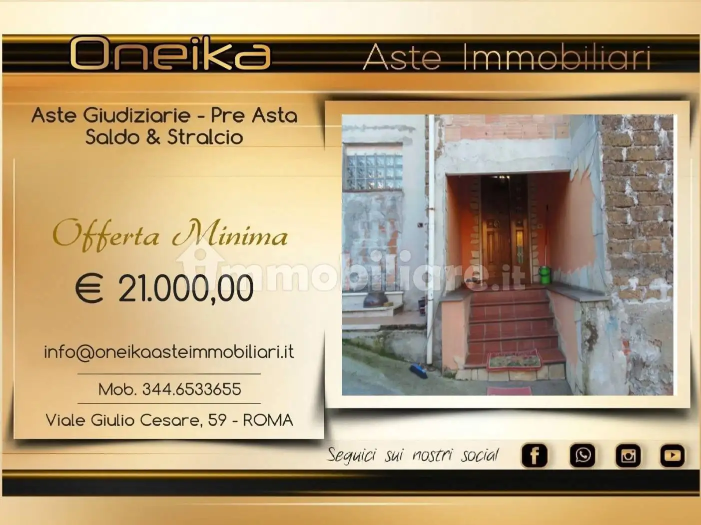 Villa in asta a Artena