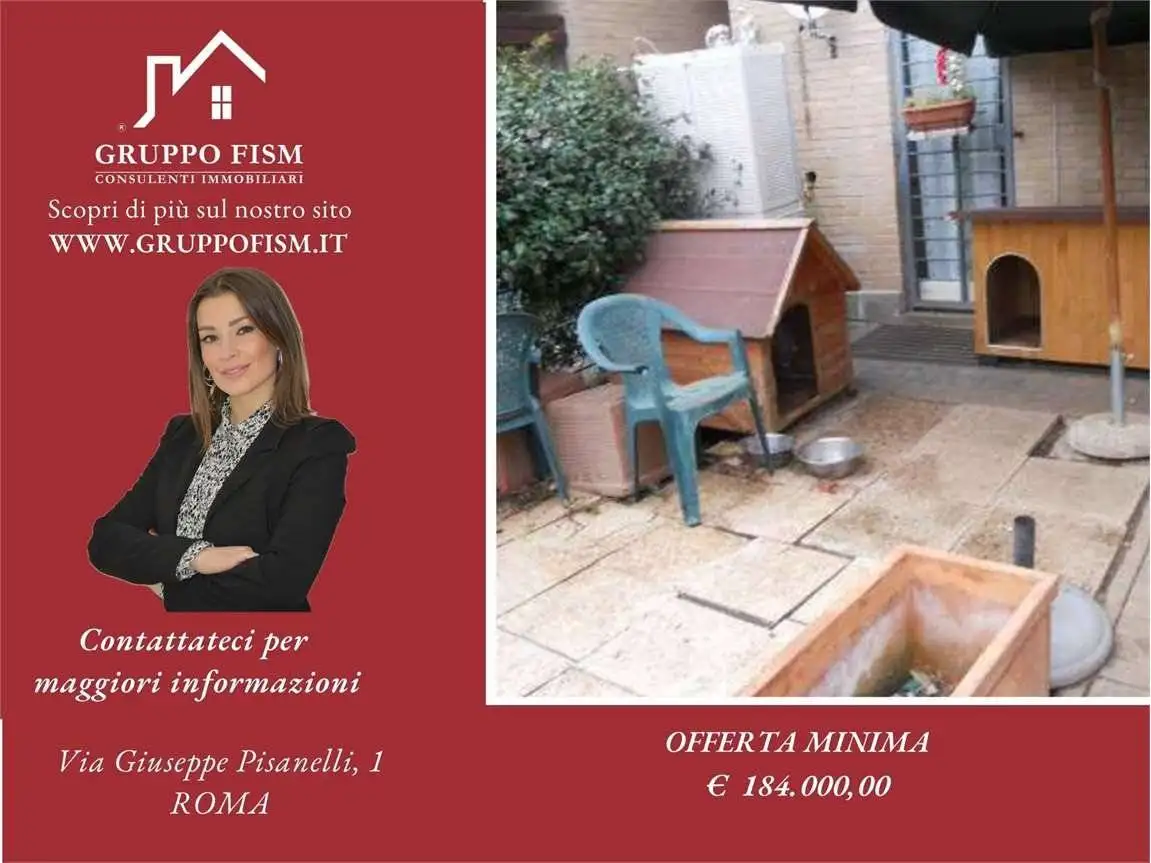 Villetta a schiera in asta a Monte Porzio Catone