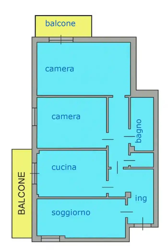 Trilocale via Fedele Salvatori, Montegranaro - Loreto, Pesaro - foto 4
