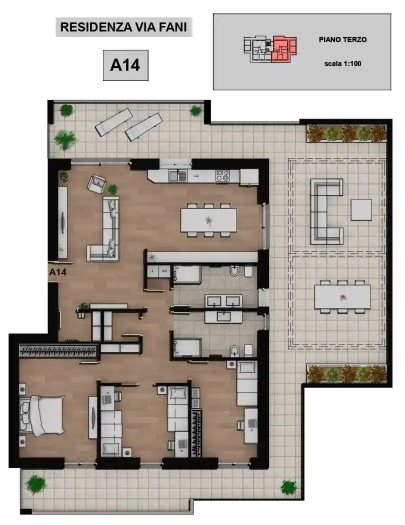 Attico - Mansarda in vendita a Caronno Pertusella