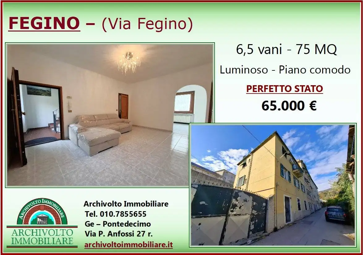 Appartamento in vendita a Genova