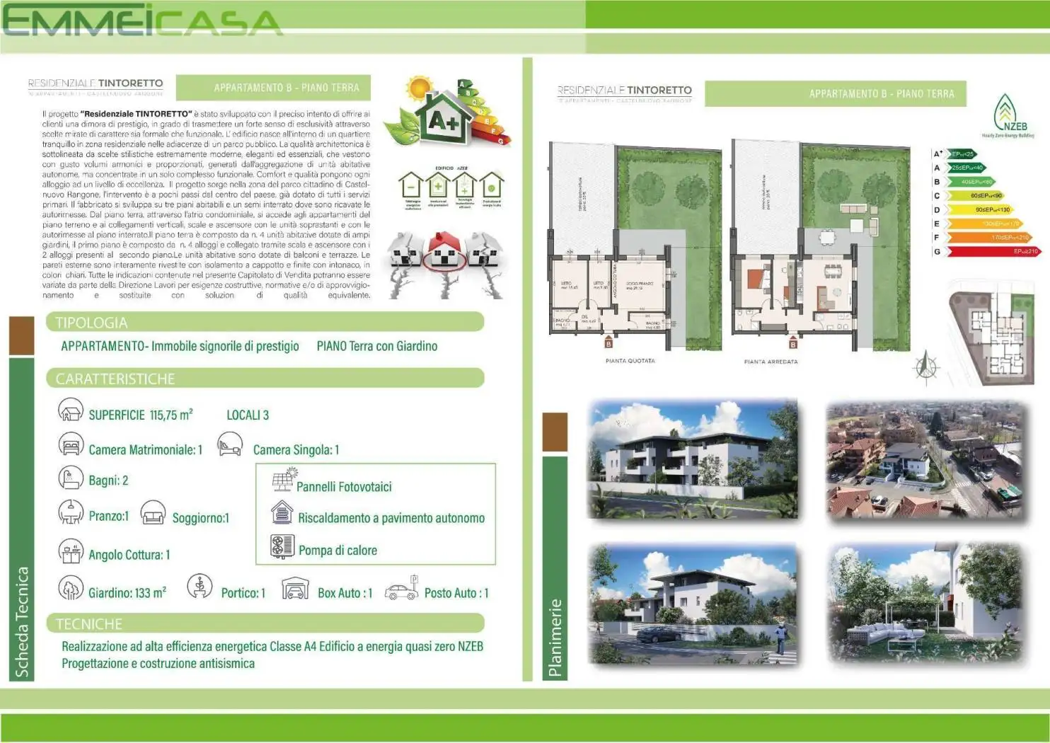 Trilocale via Jacopo Tintoretto, Centro, Castelnuovo Rangone - foto 2