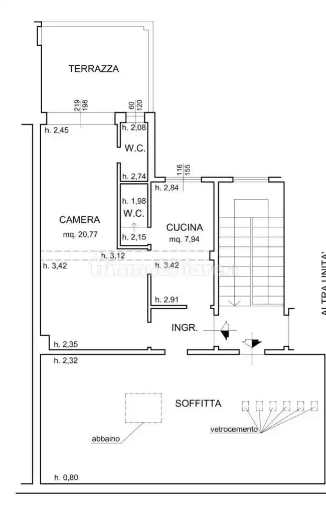 Trilocale da ristrutturare, terzo piano, Duomo, Firenze - foto 2