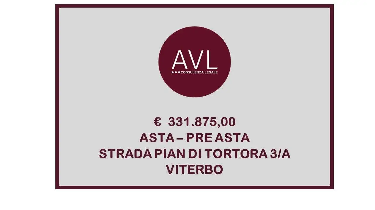 Villa in asta a Viterbo