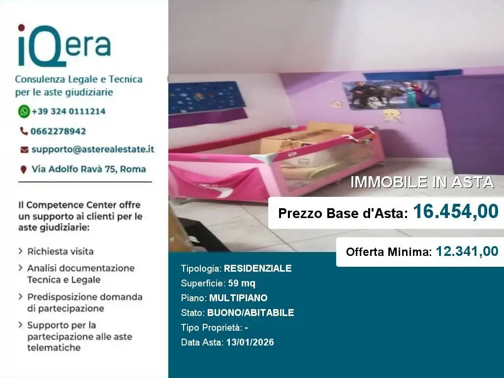 Appartamento in asta a Leonforte