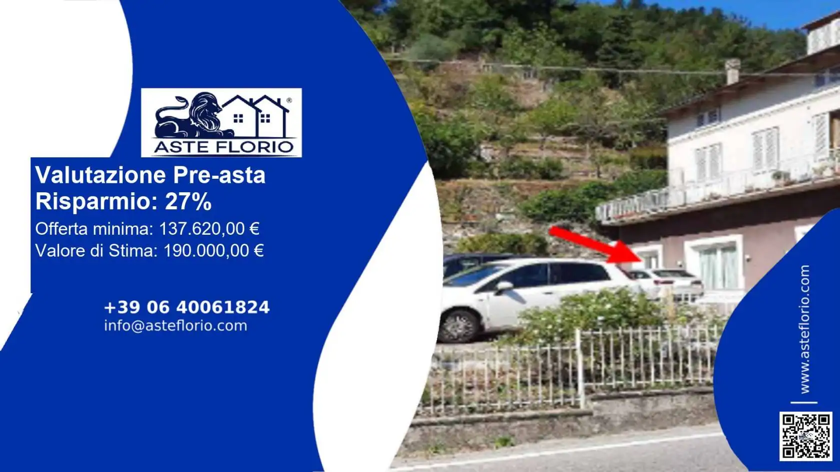 Appartamento in asta a Cantagallo