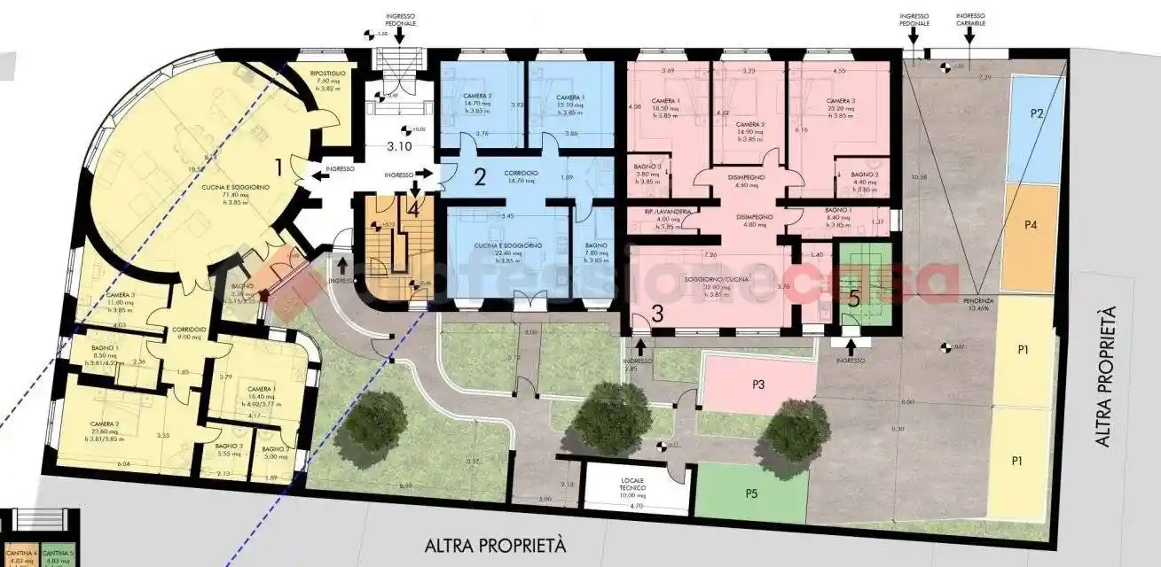 Trilocale piazza d'ancona, 1, San Francesco, Pisa - foto 5