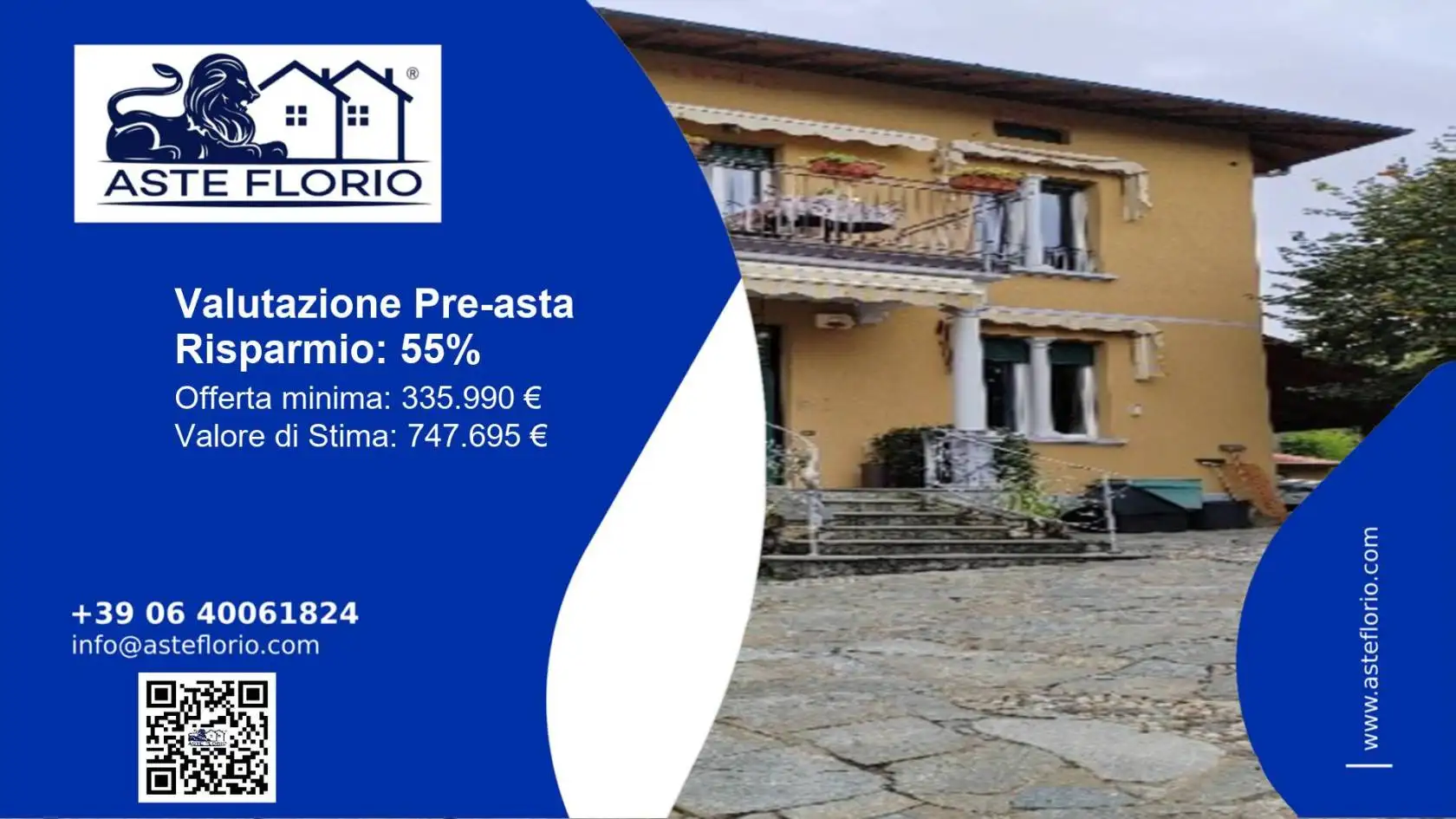 Villa in asta a Gavirate