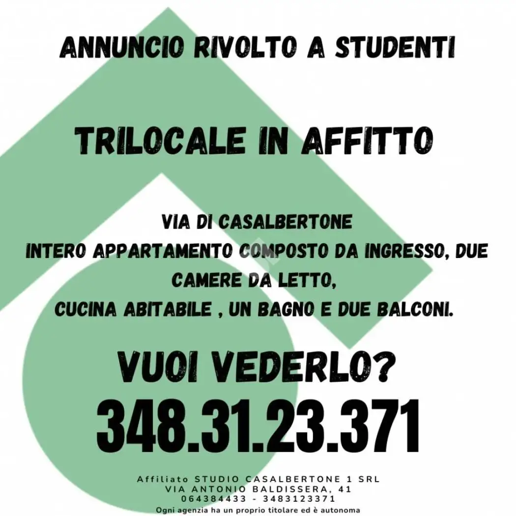 Appartamento in affitto a Roma