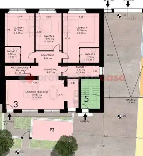 Quadrilocale piazza d'ancona, 1, San Francesco, Pisa - foto 4