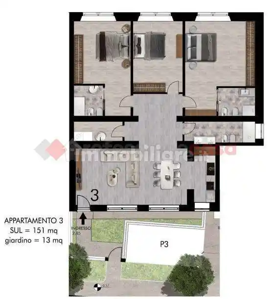 Quadrilocale piazza d'ancona, 1, San Francesco, Pisa - foto 5