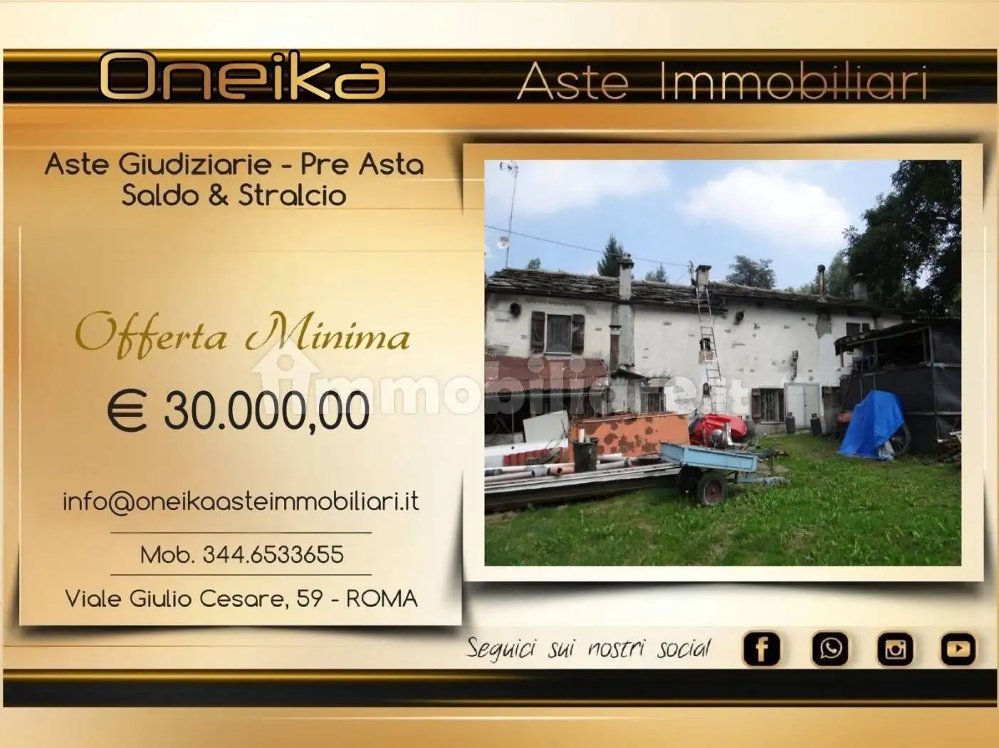 Appartamento in asta a Lusernetta