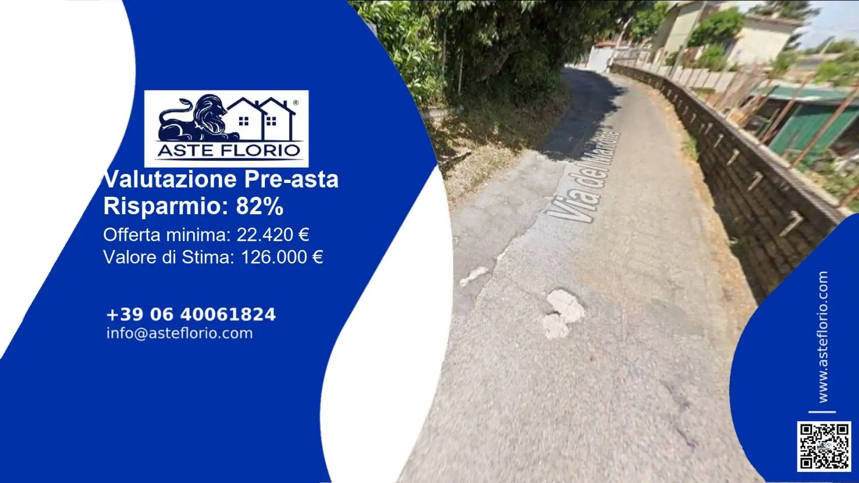 Villa in asta a Velletri