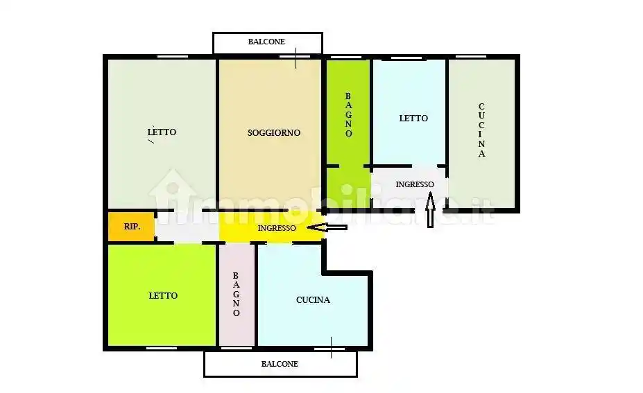 Appartamento buono stato, terzo piano, Clinica Piacenza, Piacenza - foto 2