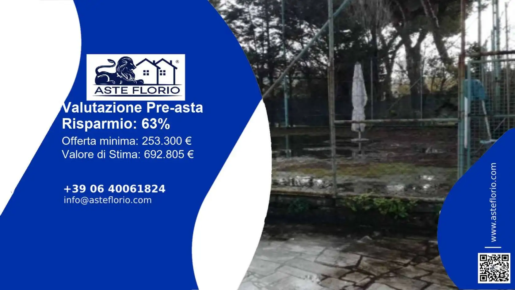 Villa in asta a Anzio