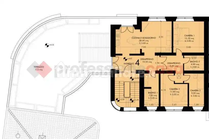 Quadrilocale piazza d'ancona, 1, San Francesco, Pisa - foto 3