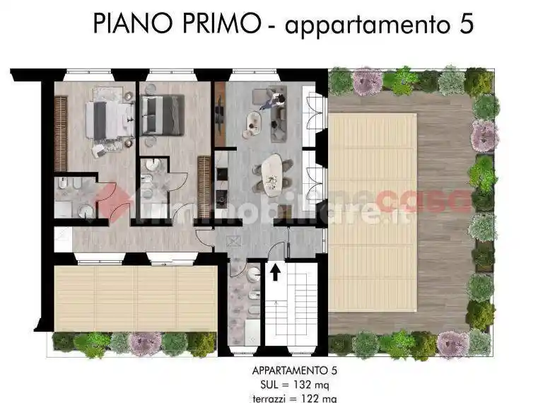 Trilocale piazza d'ancona, 1, San Francesco, Pisa - foto 4