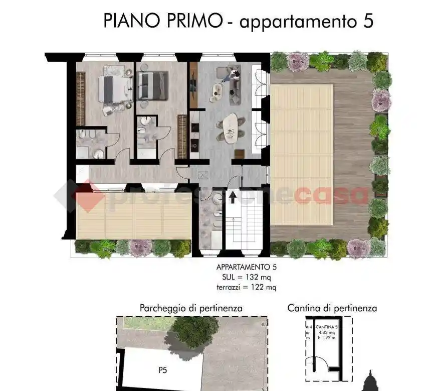 Trilocale piazza d'ancona, 1, San Francesco, Pisa - foto 5