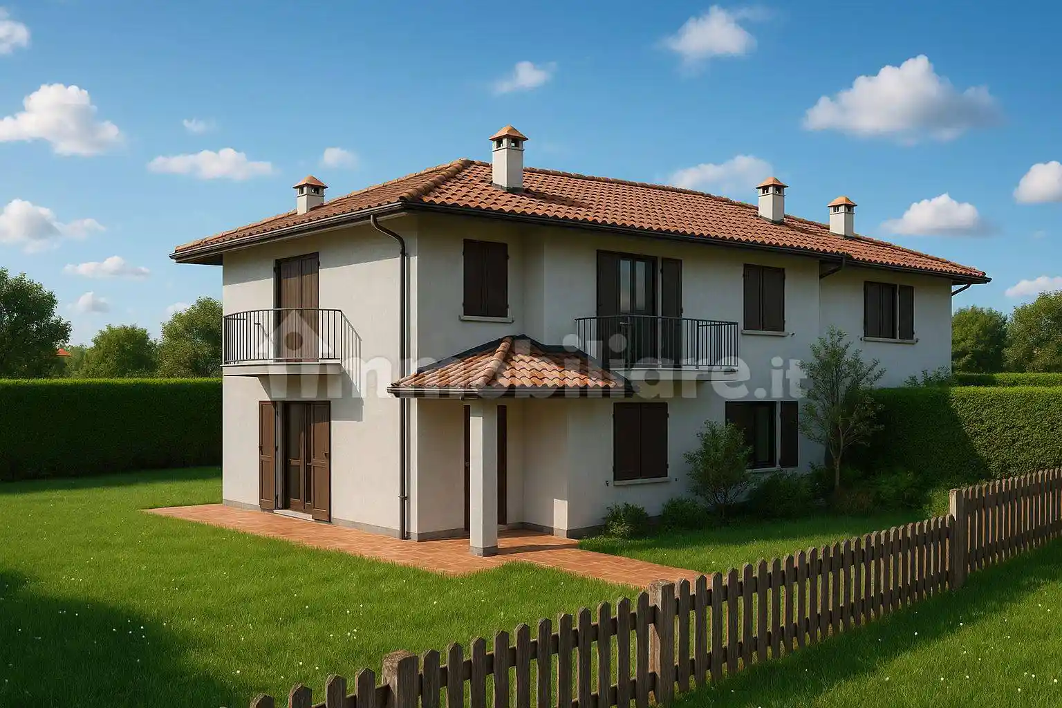 Villetta a schiera in vendita a Calcio