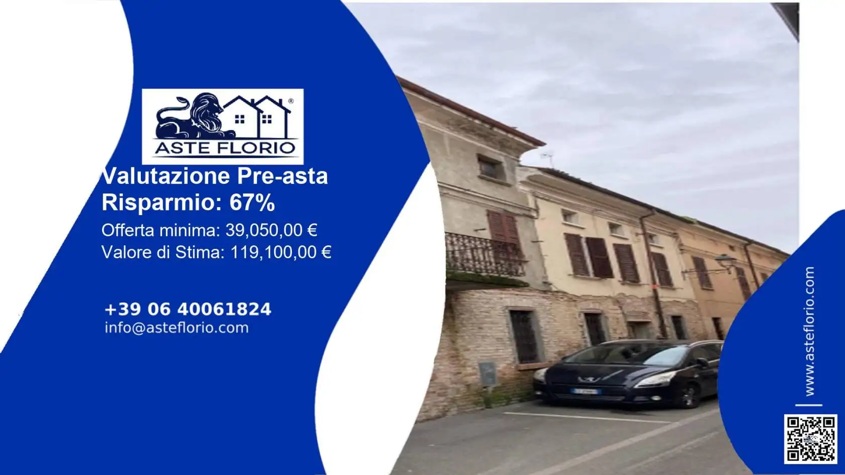 Appartamento in asta a Sale