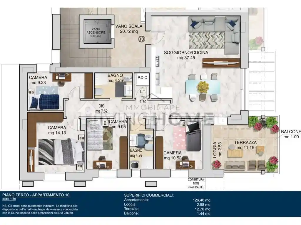 Appartamento nuovo, terzo piano, Lagomaggio, Rimini - foto 2