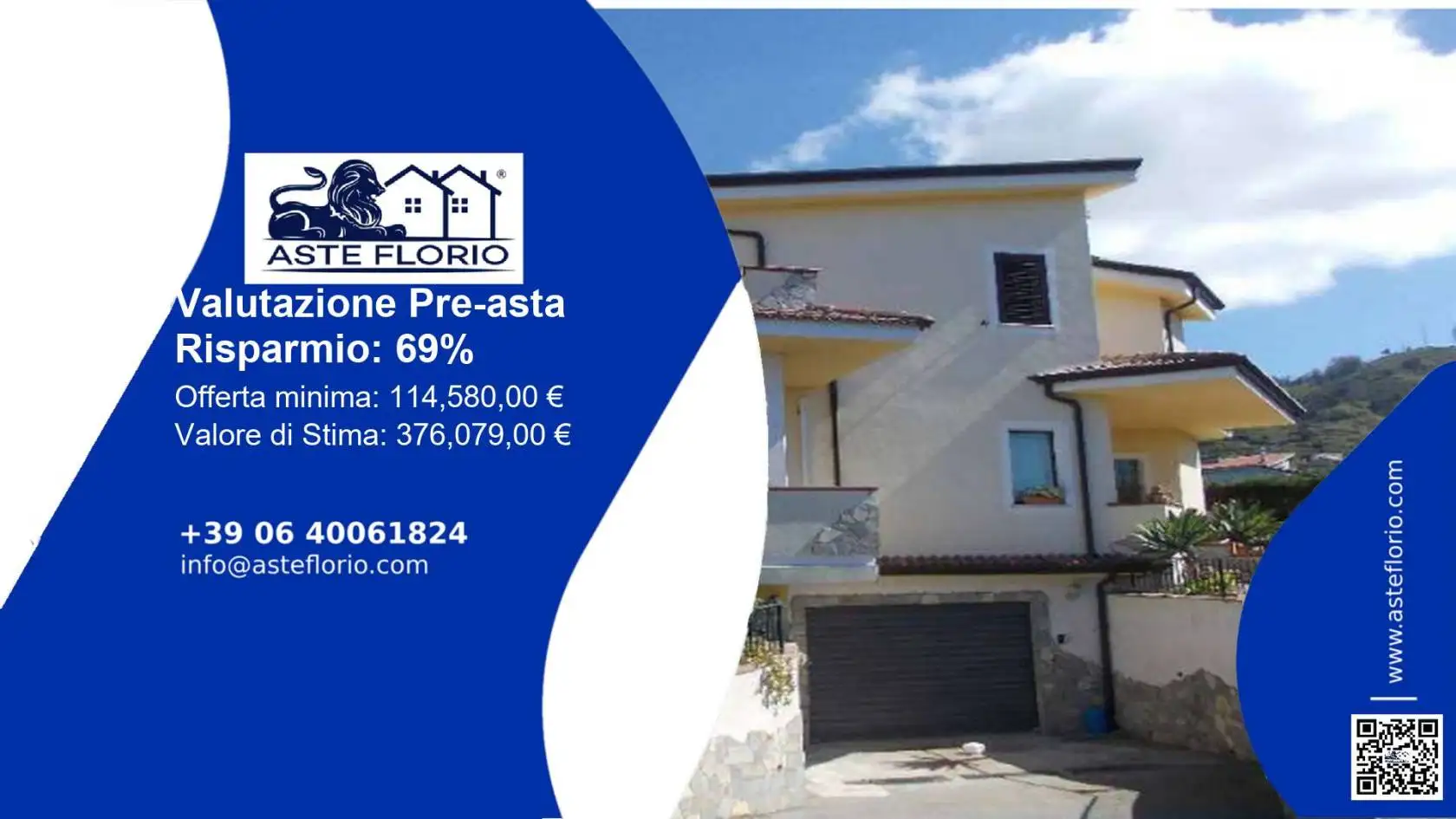 Villa in asta a San Nicola Arcella