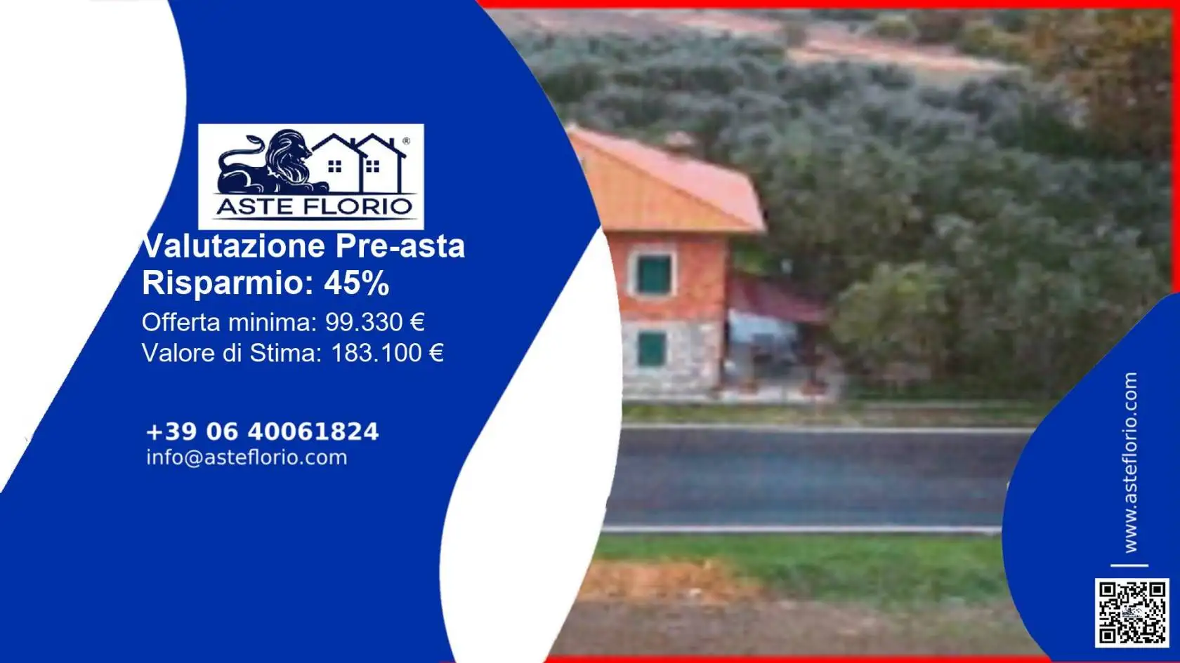 Villetta a schiera in asta a Castiglione del Lago