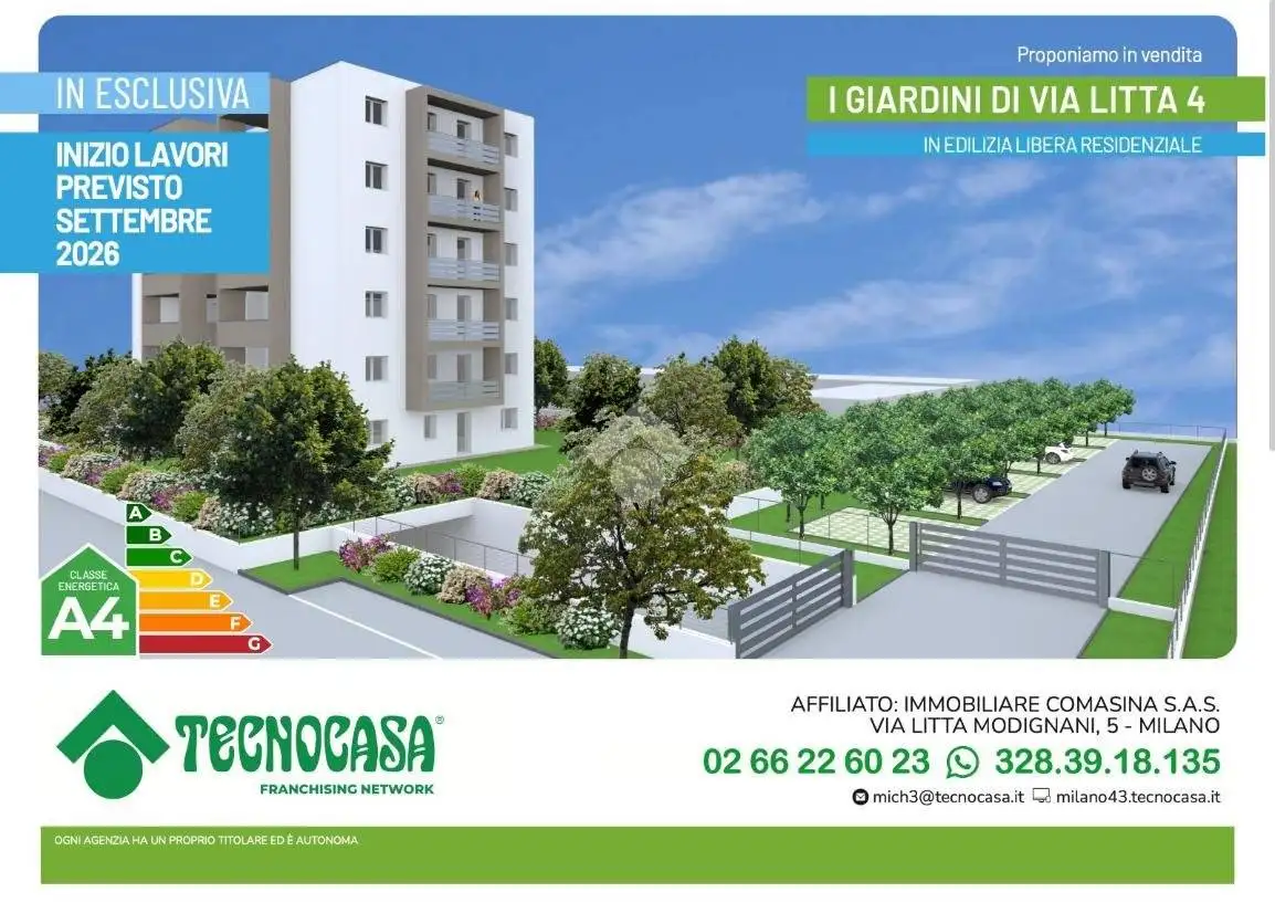 Appartamento in vendita a Milano