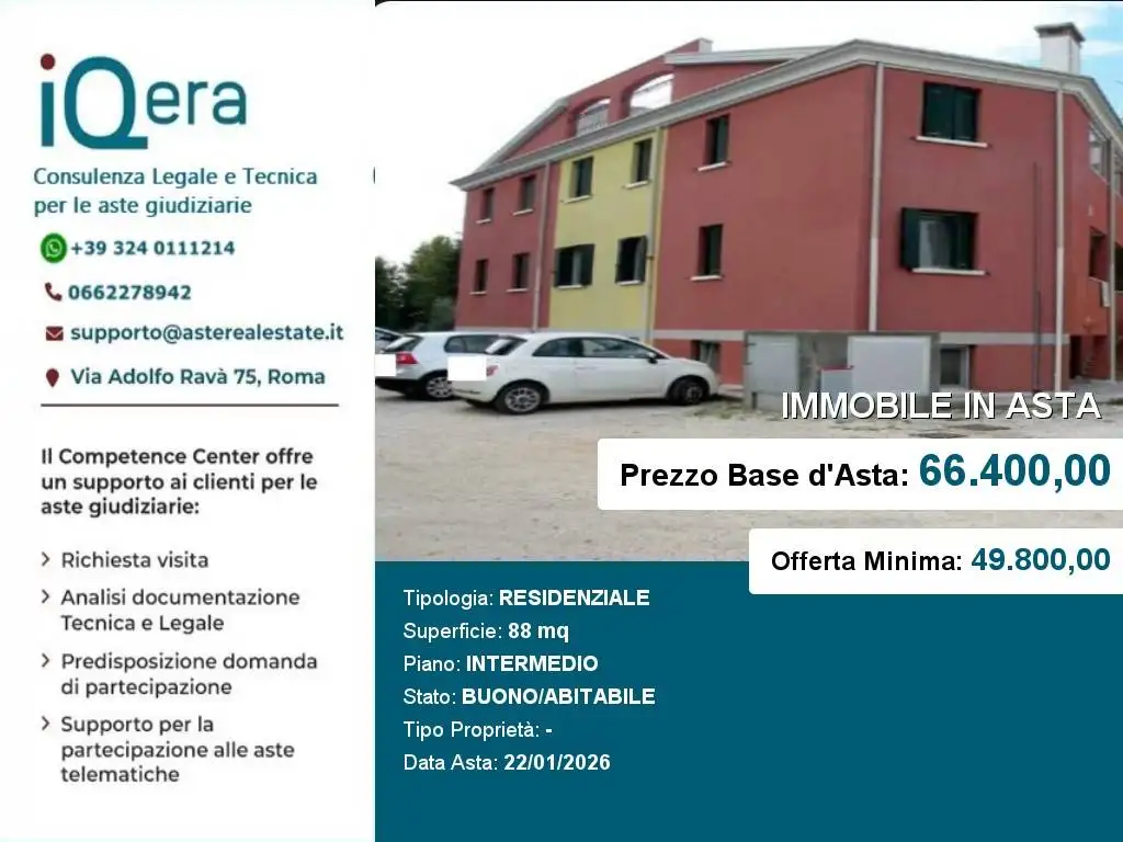 Appartamento in asta a Cordovado