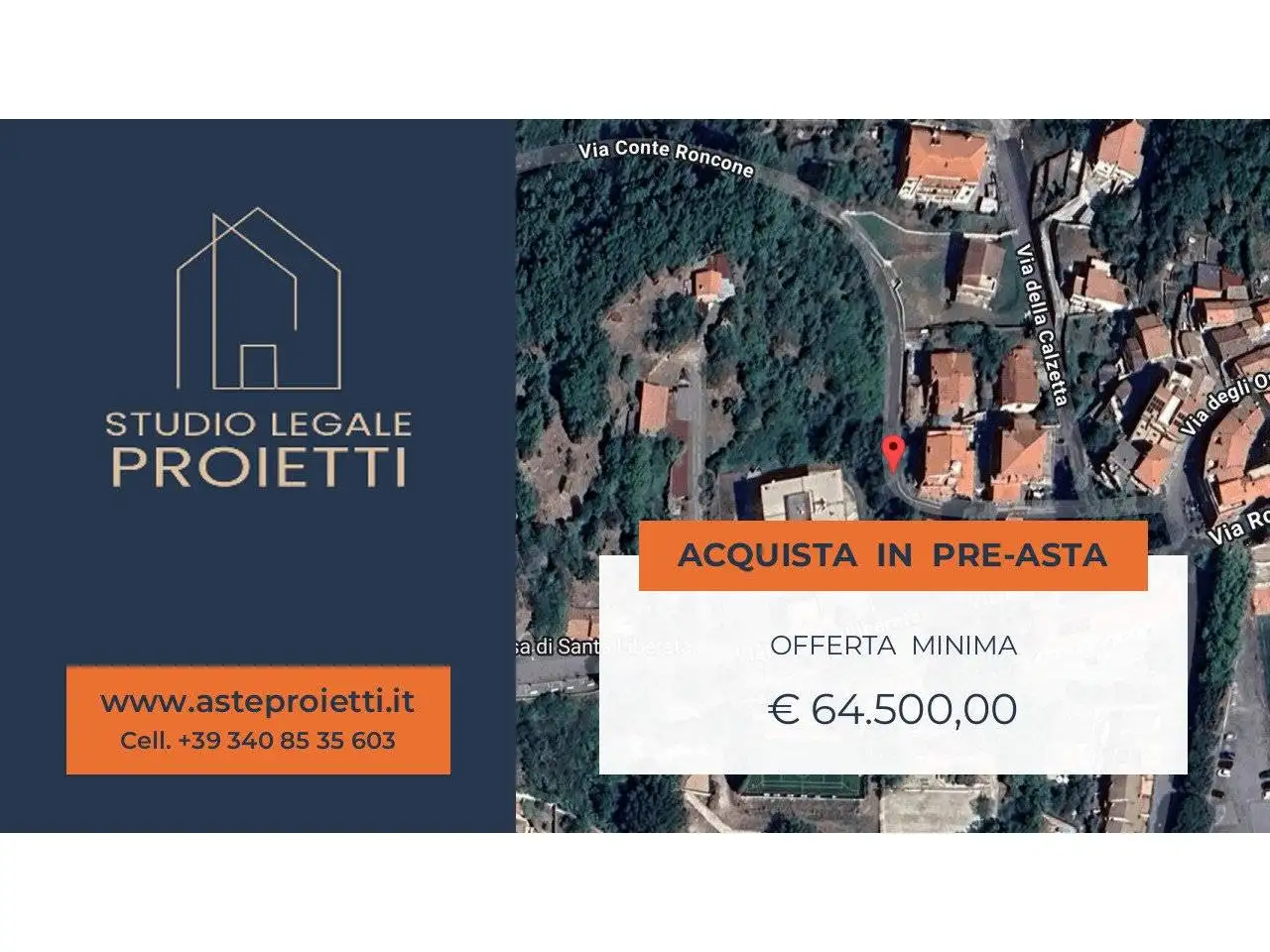 Appartamento in asta a Ciciliano