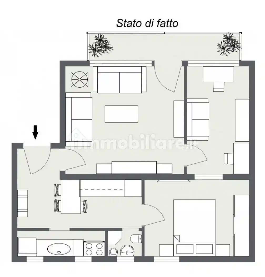 Trilocale via Sonnino 35, Province - Veneto, Catania - foto 3