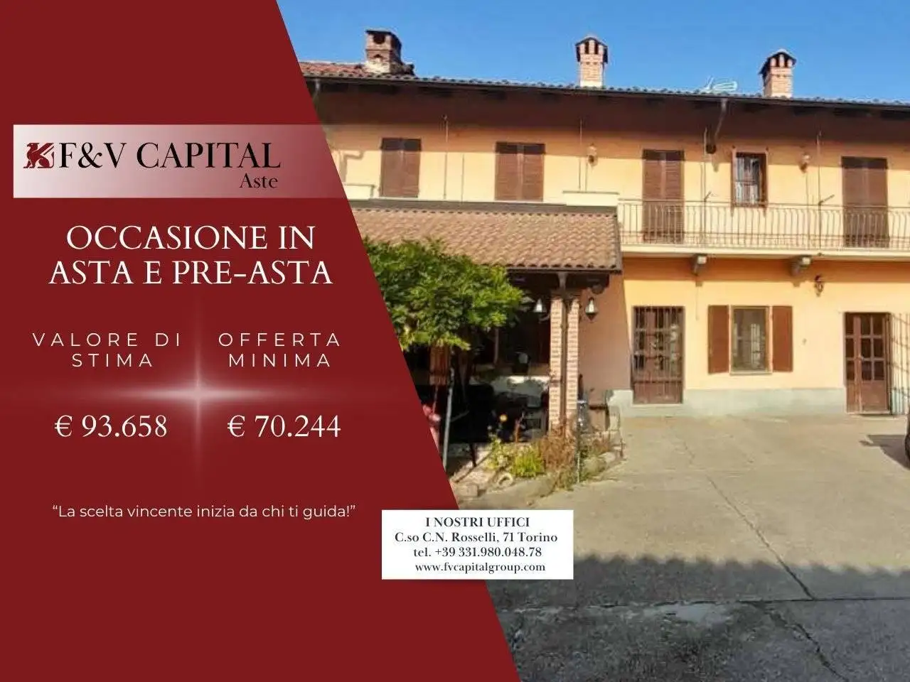 Appartamento in asta a Verrua Savoia