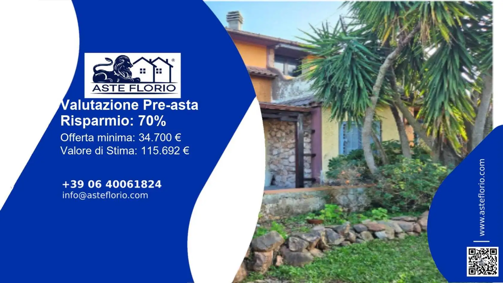 Villa in asta a Ardea