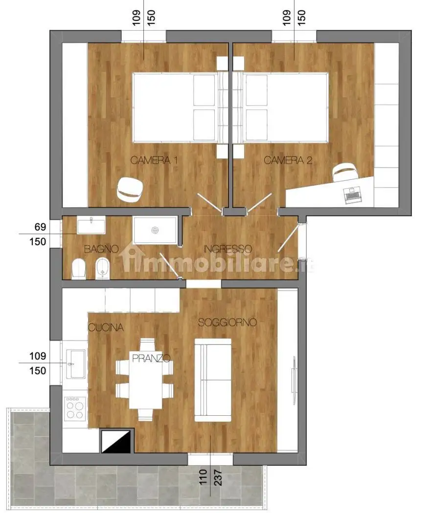 Appartamento in vendita a Zola Predosa