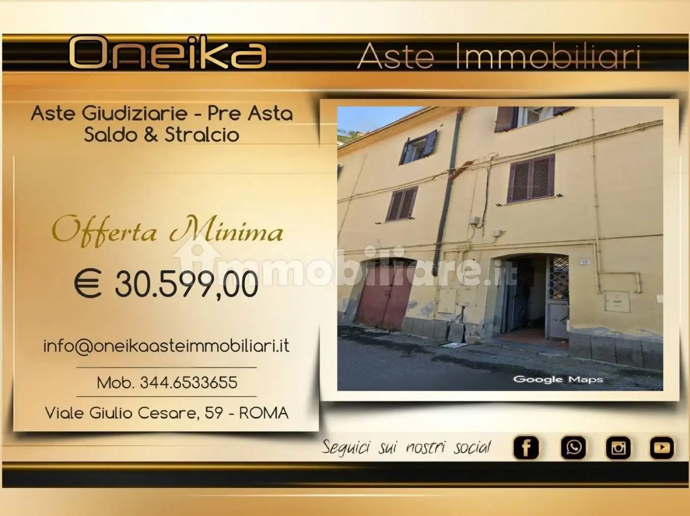 Appartamento in asta a Campagnano di Roma