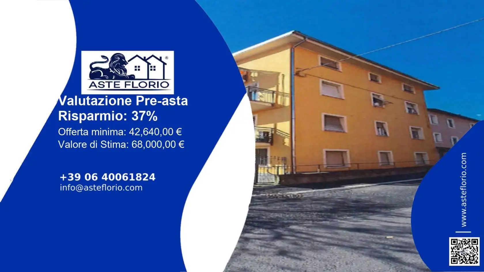 Appartamento in asta a Plodio
