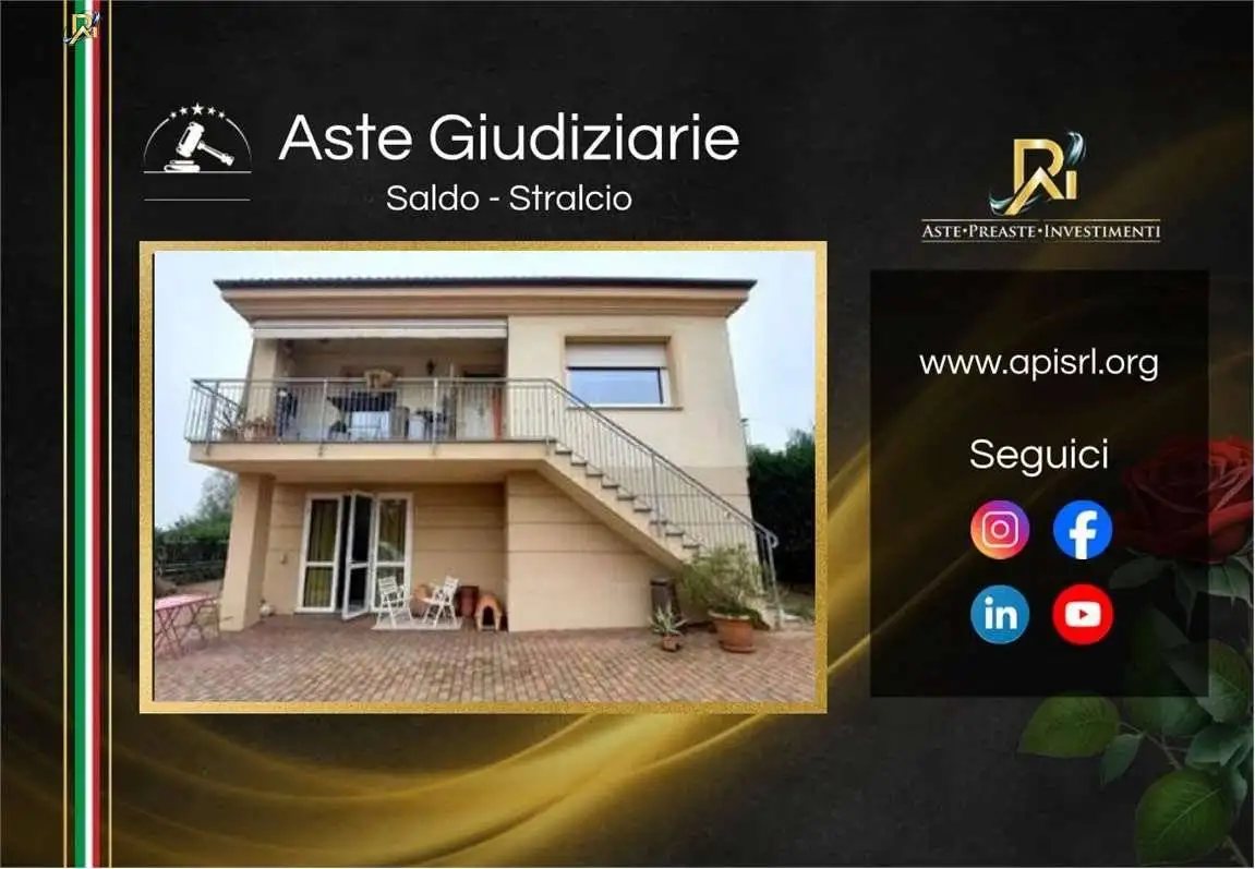 Villa in asta a San Damiano d'Asti