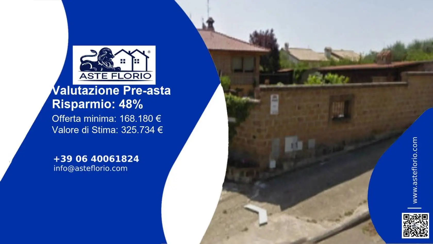 Villa in asta a Fabrica di Roma