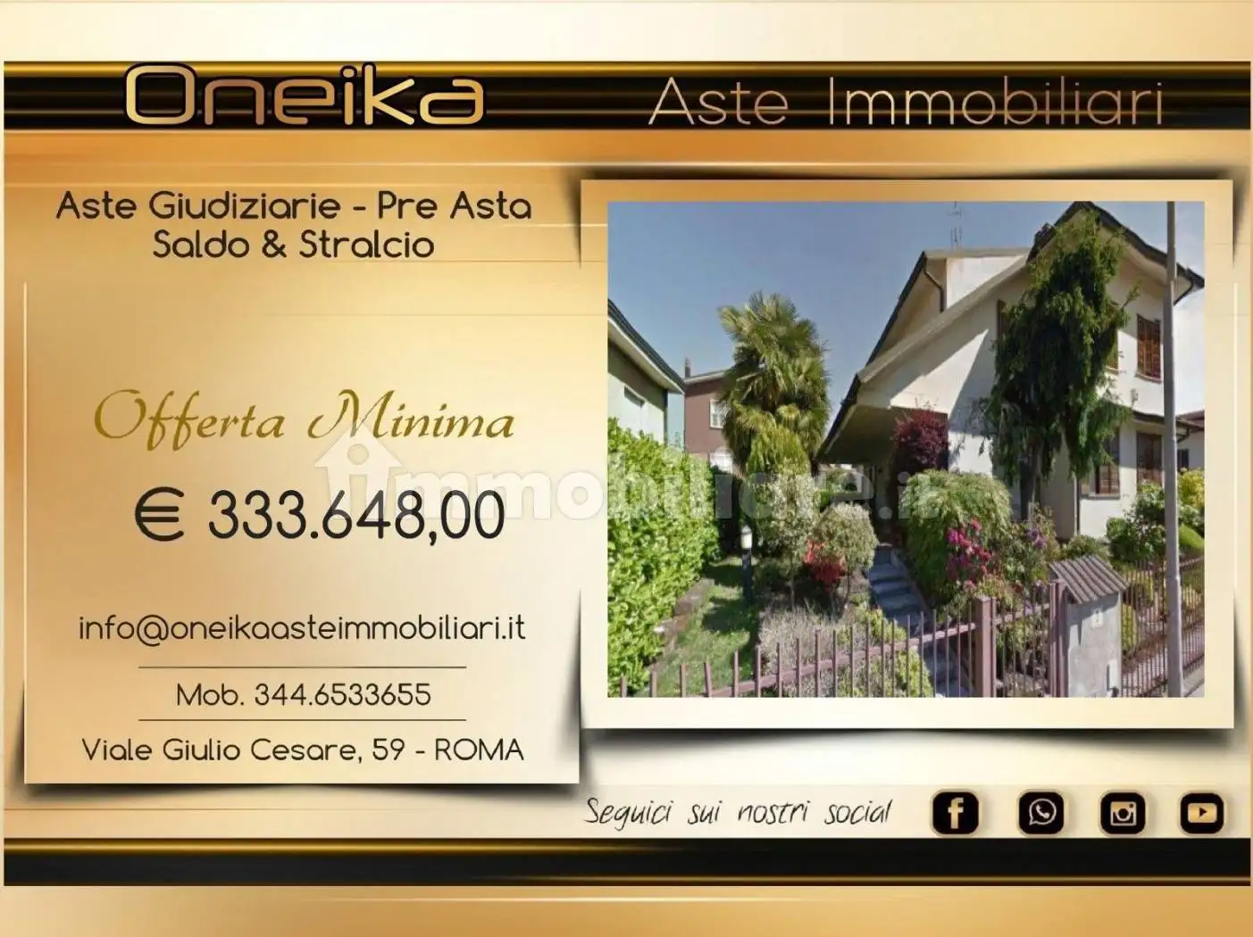 Villa in asta a Peschiera Borromeo
